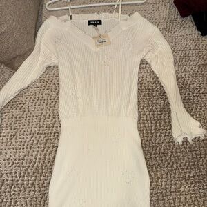 SER.O.YA White Knit Dress